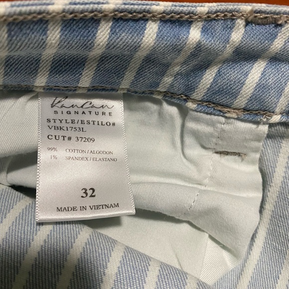 Kancan striped high waisted flare jeans - Picture 5 of 6